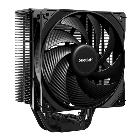 be quiet! Pure Rock 3 Black CPU Air Cooler | 4 High Performance 6mm Heat Pipes with HDT Technology | 120mm PWM Fan | AMD:AM4 AM5/Intel LGA 1700/1150/1151/1200 | Black | BK039