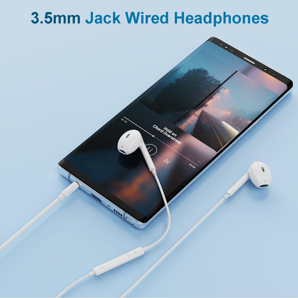 Docutca 2 Pack Wired iPhone Earbuds/Wired Headphones with 3.5mm Earphones[MFi Certified] with Microphone Volume Control Compatible for iPhone,iPad,iPod,Computer,MP3/4,Android Most 3.5mm Audio Devices