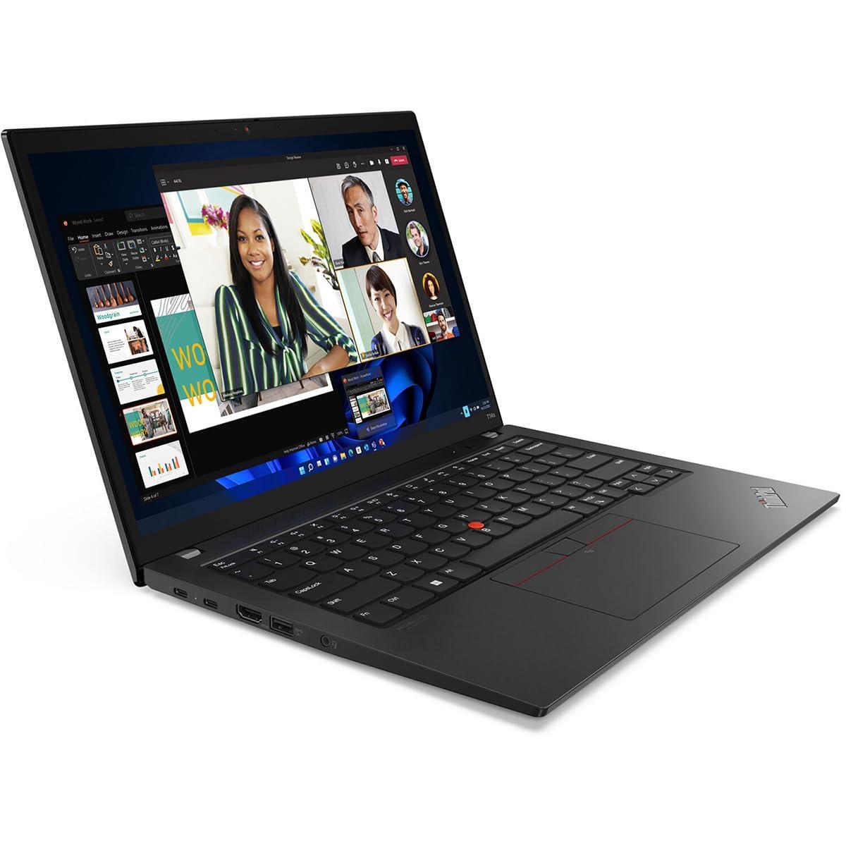 Lenovo ThinkPad T14s Gen 4 21F80049US 14" Touchscreen Notebook - WUXGA - 1920 x 1200 - AMD Ryzen 5 PRO 7540U Hexa-core (6 Core) 3.20 GHz - 16 GB Total RAM - 16 GB On-Board Memory - 512 GB SSD - Deep