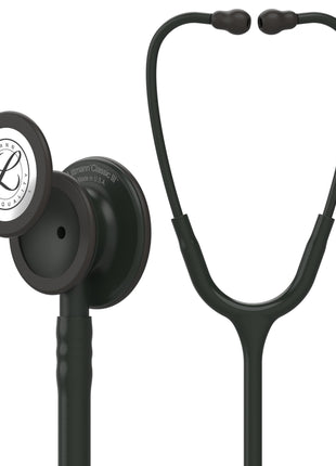 3M Littmann Classic III Monitoring Stethoscope, 5803, More Than 2x as Loud, Weighs Less, Stainless Steel Black Finish Chestpiece, 27 inch Black Tube, Stem and Headset
