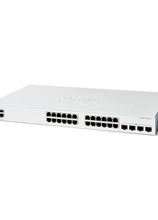 Cisco Catalyst 1300-24T-4X Managed Switch, 24 Port GE, 4x10GE SFP+, Limited Lifetime Protection (C1300-24T-4X)