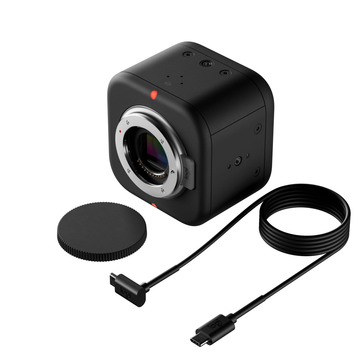 Logitech for Creators Mevo Core Wireless Live Streaming Camera, 4K Video Camera with Interchangeable Lens, Multicam Ready, Intuitive App Control