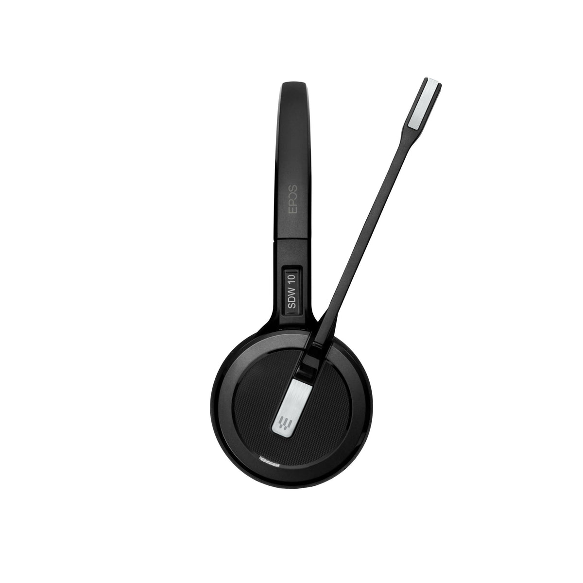 Sennheiser SDW 5016 (507016) Single-Sided Wireless DECT Headset for Desk Phone Softphone/PC& Mobile Phone Connection Dual Microphone Ultra Noise-Canceling, Black, 3 inches