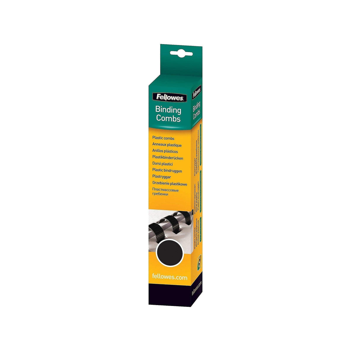 52327 FELLOWES, INC. BINDINGBS PLASTIC - BLACK 5-8IN 100P