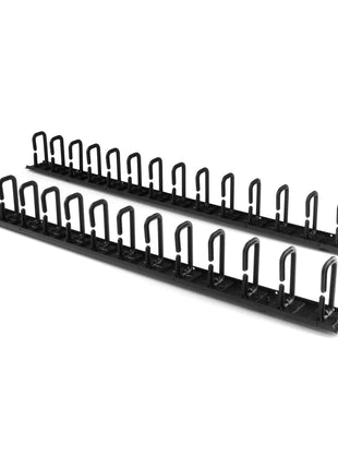 StarTech 2-Pack 20U Vertical Server Rack Cable Management with D-Ring Hooks, 40U Network Rack Cord Manager Panels, 2x 3ft (91cm) Wire Organizers