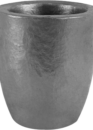 Nelyrho 6KG Graphite Crucible with Pouring Spout for Melting Metal | Silicon Carbide Crucible, Ideal for Melting, Casting & Refining Aluminum, Gold, Silver, Copper & Brass, 1800°C/3272°F
