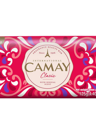 Camay Classic International Beauty Bath Bar | Beauty Bathing Soap|French Fragrance|For All Skin Types 125g|PO8
