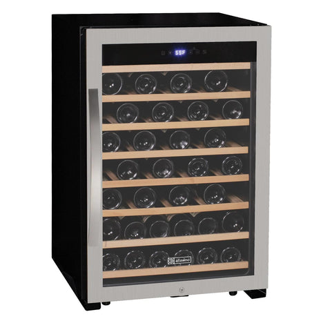 Allavino 22" Wide Cascina Series 55 Bottle Single Zone Stainless Steel Wine Refrigerator KWR55S-1SR