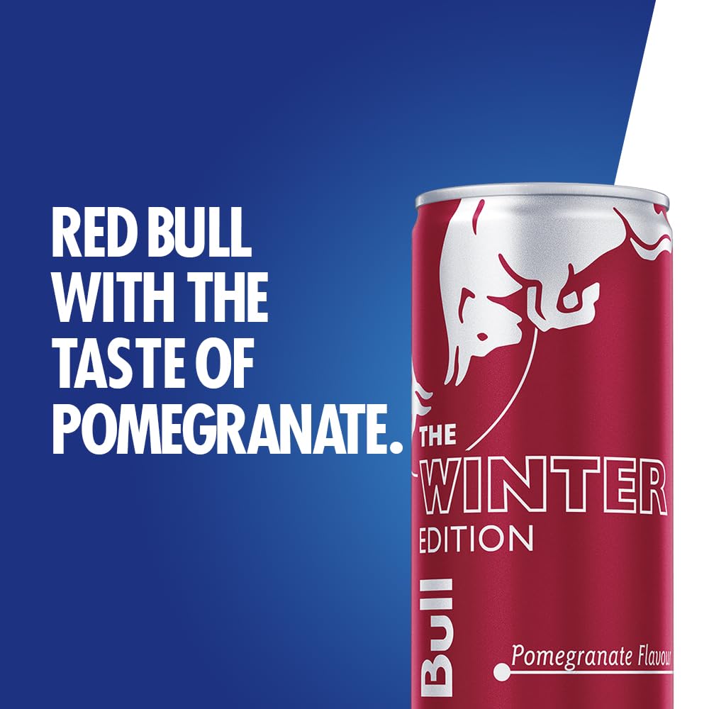 Red Bull The Winter Edition, Pomegranate Flavour, 250 Ml (Pack Of 24)