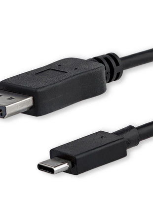 StarTech.com 6ft/1.8m USB C to DisplayPort 1.2 Cable 4K 60Hz - USB-C to DP Adapter HBR2 - USB Type-C DP Alt Mode to DP Monitor Video Cable (CDP2DPMM6B) - Limited stock, see similar item CDP2DP2MBD