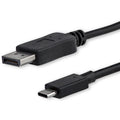 StarTech.com 6ft/1.8m USB C to DisplayPort 1.2 Cable 4K 60Hz - USB-C to DP Adapter HBR2 - USB Type-C DP Alt Mode to DP Monitor Video Cable (CDP2DPMM6B) - Limited stock, see similar item CDP2DP2MBD