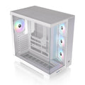 Thermaltake View 380 XL TG ARGB; 4x120mm ARGB Lite Fans Included; 360mm Radiator Support; 420mm GPU Clearance; Hidden Connector Support; Dual Chamber; Snow; CA-11E-00M6WN-00
