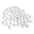 HAUTOCO 60 Pieces Glass Dome Cabochons Clear Round Cabochons Tiles, Non-calibrated Round 1 inch/25mm for Cameo Pendants Photo Jewelry Necklaces