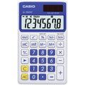 Casio SL300VC 8-Digit Display Solar Wallet Calculator, Blue (CIOSLVCBESIH)