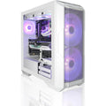 AVGPC FrostFire Creator Gaming PC AMD Ryzen 9 9900X3D, GeForce RTX 5080, 2TB nVME, 64GB RAM DDR5, 360mm Liquid Cooling, Win 11 Pro, White