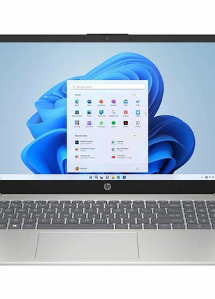 HP 15-fc0002nr 15.6 inch HD Touchscreen Laptop, AMD Ryzen 7 7730U 2.0GHz, 16GB RAM, 512GB SSD, Windows 11 Home, Natural Silver