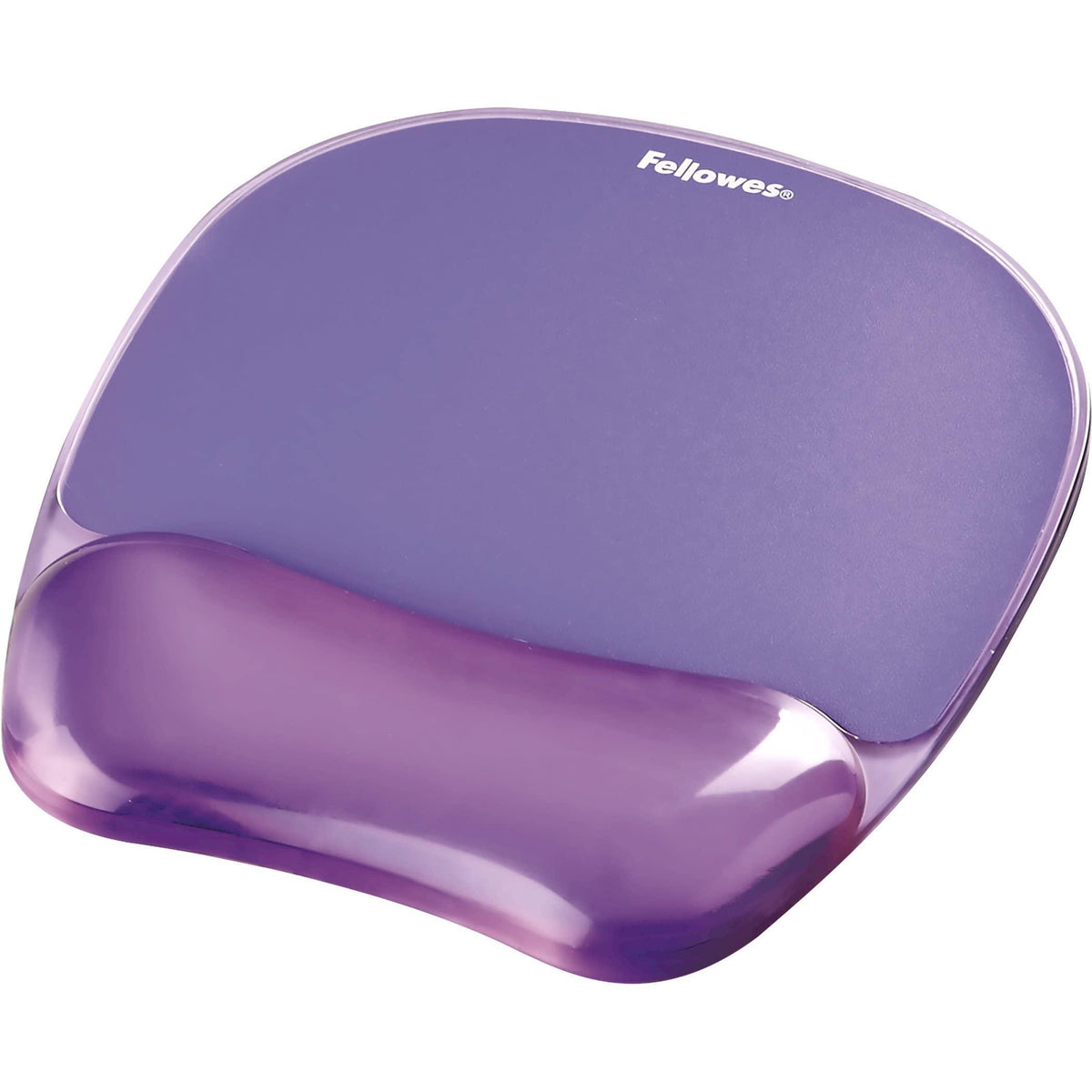 Fellowes Crystals Gel Mouse Pad with Wrist Rest - Purple (91441)