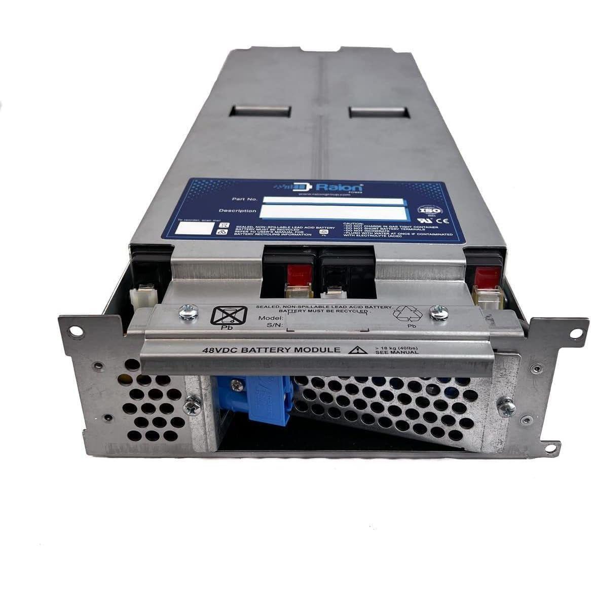 Raion Power Compatible APC RBC43 High Rate Replacement Battery Cartridge UPS SMT2200RM2U, SMT2200RM2UC, SMT2200RM2UNC, SMT3000RM2U, SMT3000RM2UC, SUA2200RM2U, SUA3000RM2U, SUM1500RMXL2U, SUM3000RMXL2U