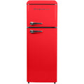 Frigidaire EFR756, 2 Door Apartment Size RETRO Refrigerator with Top Freezer, Chrome Handles, 7.5 cu ft