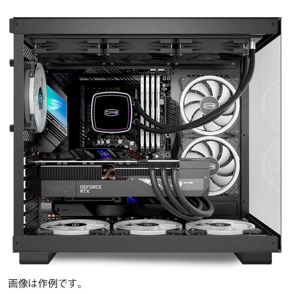 PCCOOLER CPS - C3 T500 ARGB Black - Mid Tower - Gaming Desktop Case with 6 ARGB Fans - ATX/M-ATX/ITX - 270 Column Free Panoramic View - 360MM Radiator & 400MM GPU Support (C3-T500BKD6-GL)
