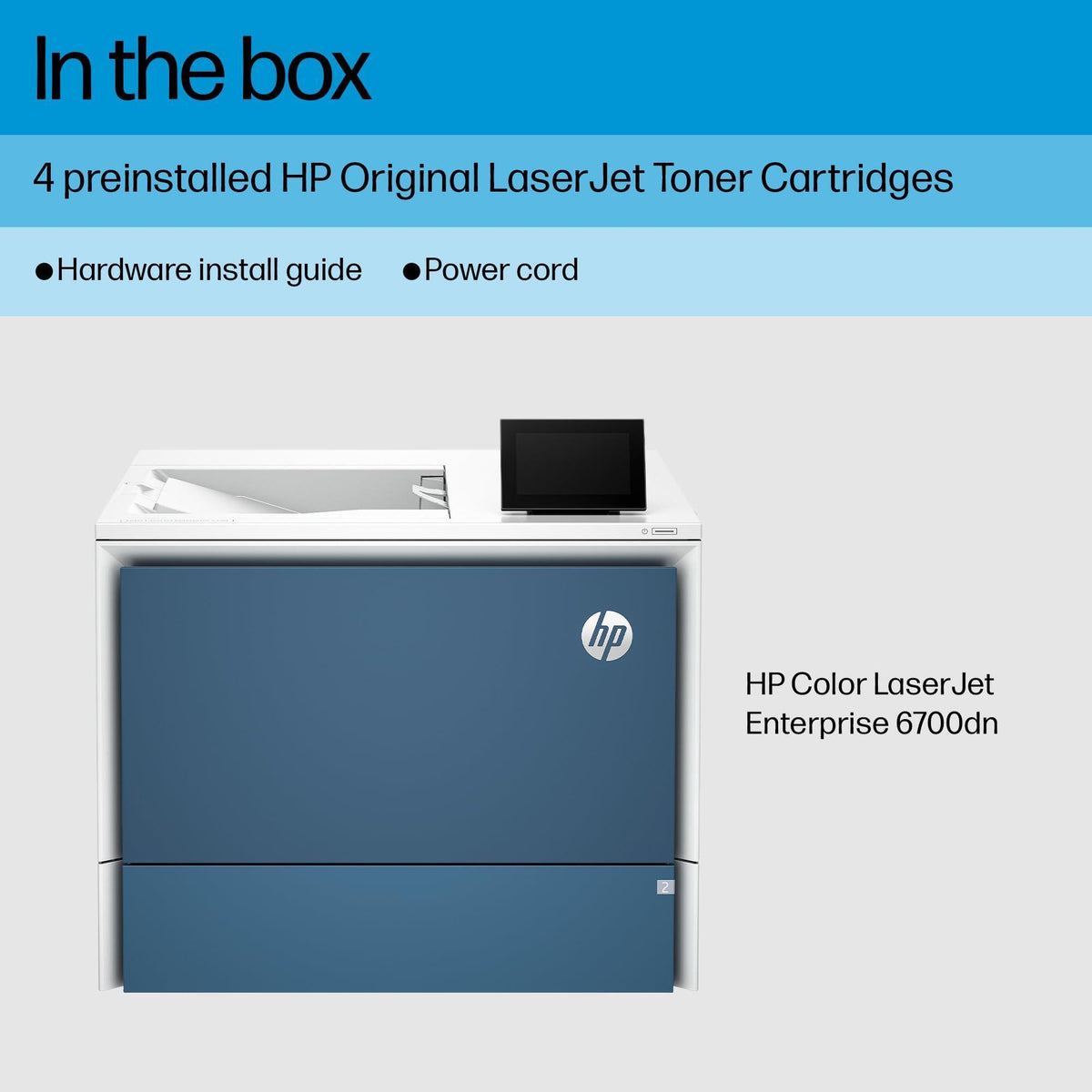 HP Color Laserjet Enterprise 6700dn Printer, Best for Business (6QN33A)