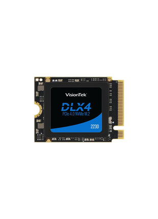 VisionTek 2230 DLX4 M.2 SSD - 512GB - PCIe Gen 4.0 x4 NVMe - 5200MB/s Read, 4775MB/s Write 鈥?Laptops, Handheld Gaming PCs, NUC