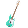 Fender Squier Debut Series Precision Bass Guitar, Beginner Guitar, 2-Year Warranty, Includes Free Lessons, Sea Foam Green with Satin Urethane Finish
