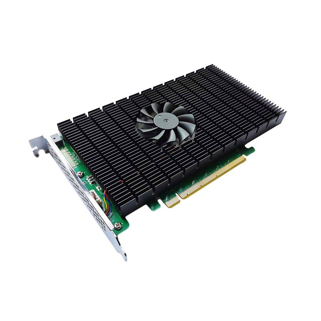 HighPoint SSD7505 PCIe 4.0 x16 4-Channel M.2 NVMe RAID Controller