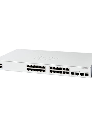 Cisco Catalyst 1300-24T-4G Managed Switch, 24 Port GE, 4x1GE SFP, Limited Lifetime Protection (C1300-24T-4G)