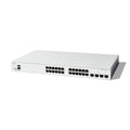 Cisco Catalyst 1300-24T-4G Managed Switch, 24 Port GE, 4x1GE SFP, Limited Lifetime Protection (C1300-24T-4G)