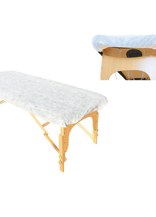 ZMDREAM Disposable Fitted Massage Table Sheets Bed Covers for Massage Beauty Tattoo 82 x 35 inches White/20