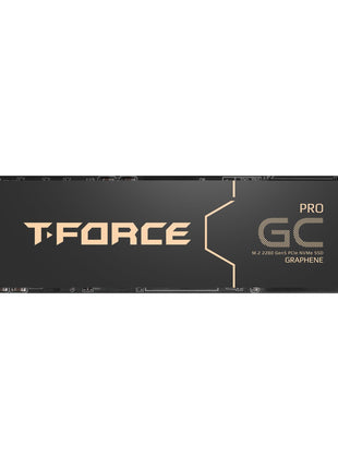TEAMGROUP T-Force GC PRO 2TB Graphene Heatsink DRAM SLC Cache 3D TLC NAND NVMe InnoGrit PCIe Gen5x4 M.2 2280 Gaming Internal SSD Read/Write 12500/11000 MB/s TM8FFL002T0C129