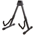 Amazon Basics Adjustable Folding Guitar Stand, A-shape, Fully Assembled - For School Music Program, Concerts & Multiple Users, Black, 8.66 x 15.16 x 3.74 inches