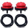 Hipa 2 Pack 951-10888A 570682A Primer Bulb Fits for Craftsman MTD Cub Cadet Troy Bilt Yard Machine Snow Blower 951-10639A 951-10888B 751-10888 Primer Bulb Assembly for Tecumseh HMSK100 HMSK105 HMSK110