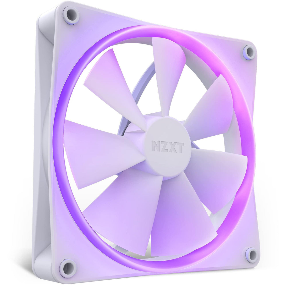 F140RGB - 140mm RGB Fans - Twin + RGB Lighting Controller - White