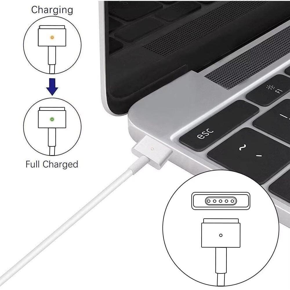 Mac Book Air Charger Replacement for AC 45W Power T-tip Shape Connector Power Adapter for 11 inch and 13 inch (Between 2012-2017)