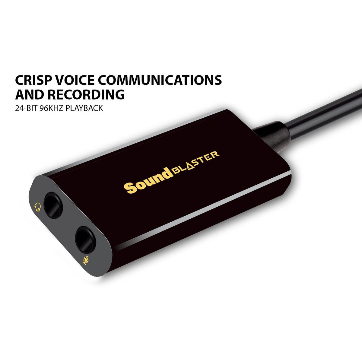 Creative Labs Sound Blaster Play! 3 External USB Sound Adapter for Windows and Mac. Plug and Play (No Drivers Required). Upgrade to 24-Bit 96Khz Playback