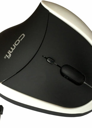 Ergoguys EM011-WW Comfi II Wireless Ergonomic Computer Mouse, White
