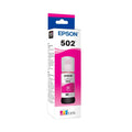EPSON 502 EcoTank Ink Ultra-high Capacity Bottle Magenta Works with ET-2750, ET-2760, ET-2850, ET-3750, ET-3760, ET-3850, ET-4850, and other select EcoTank models, Magenta
