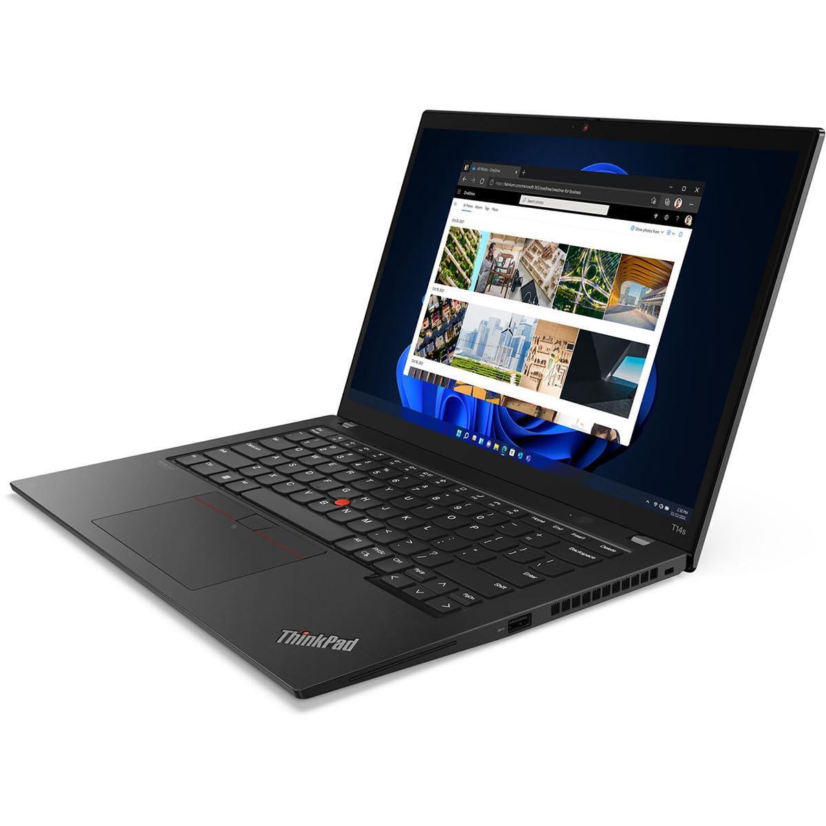 Lenovo ThinkPad T14s Gen 4 21F80049US 14" Touchscreen Notebook - WUXGA - 1920 x 1200 - AMD Ryzen 5 PRO 7540U Hexa-core (6 Core) 3.20 GHz - 16 GB Total RAM - 16 GB On-Board Memory - 512 GB SSD - Deep