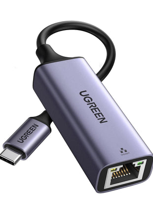 UGREEN USB C to Ethernet Adapter, Plug and Play 1Gbps Aluminum Adapter | (Thunderbolt 4/3 Compatible) to RJ45 Network Dongle, Compatible for MacBook Pro/Air, iPhone 17 Pro/Max, iPad, XPS