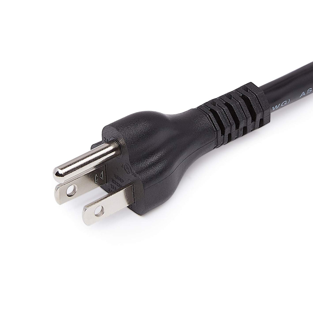 Amazon Basics Extension Cord, 6 Ft, 3 Prong Outlet Extender, Indoor Extension Cord, 13 Amps, 125V, Black