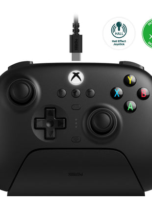 8BitDo Ultimate 3-Mode Controller, Hall Effect Joysticks, Pro Back Buttons, Wired Only for Xbox Series X|S & Xbox One, Compatibility with Apple, Windows & Android, Officially Licensed (Black)