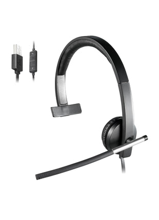 Logitech USB Headset Mono H650e, Black
