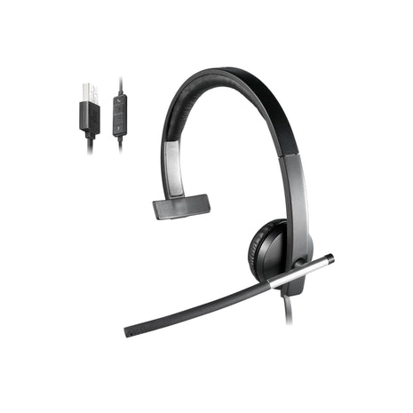 Logitech USB Headset Mono H650e, Black
