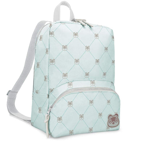 Controller Gear Animal Crossing - Small Backpack Mini Bookbag Travel Bag for Console & Accessories - Tom Nook Quilted