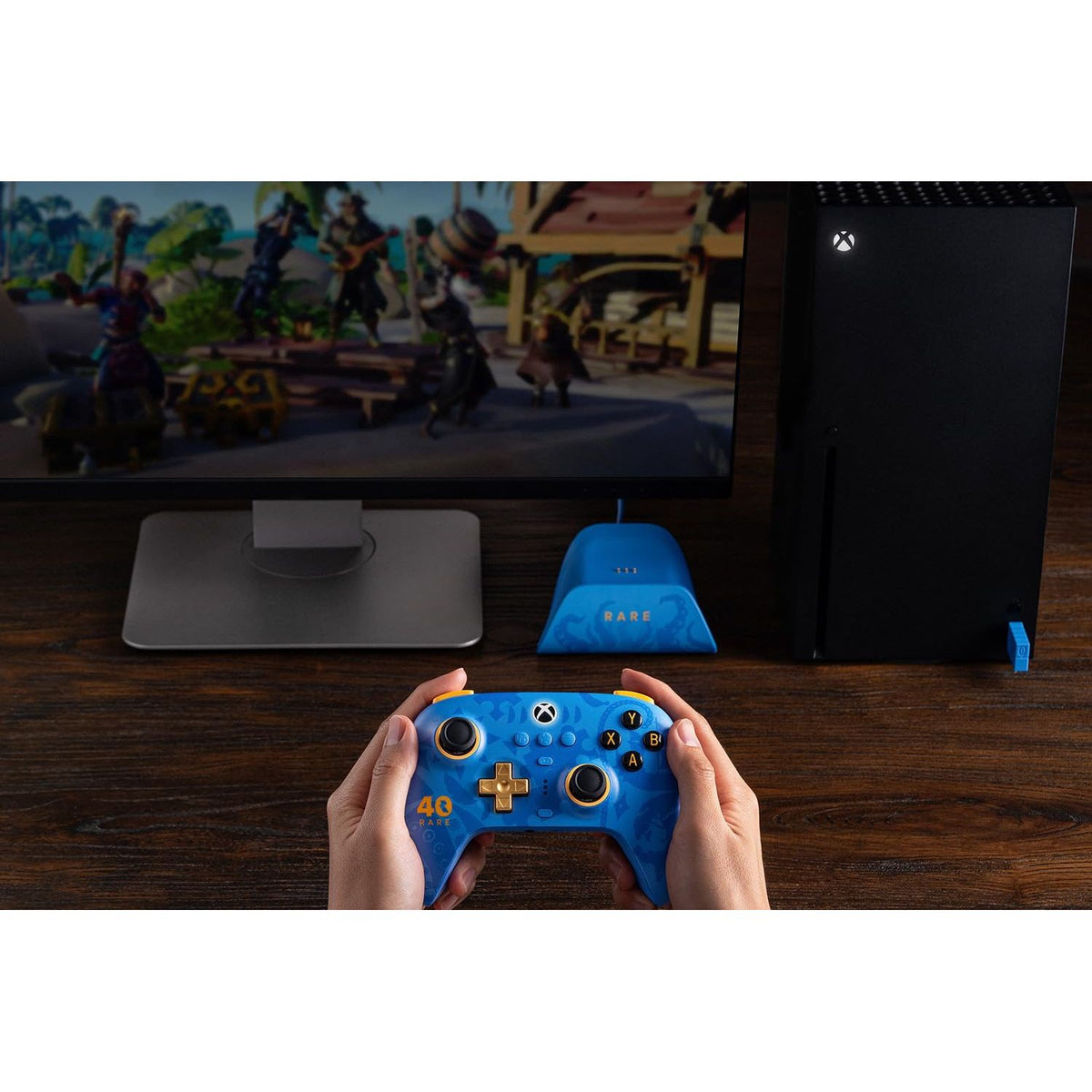 8BitDo Ultimate 3-mode Wireless Controller for Xbox, Hall Effect Joysticks, Pro Back Buttons, Compatibility with Xbox Series X|S & Xbox One, Apple, Windows PC & Android - Rare 40th Anniversary Edition