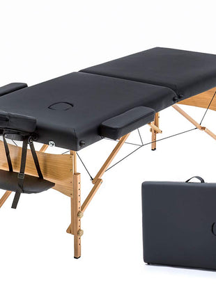 BestMassage Massage Bed Portable Massage Table 24 inch Wide Lash Bed Height Adjustable 2 Folding Spa Table with Non-Woven Bag for Spa Footmassage Facial CareSpa Tattoo