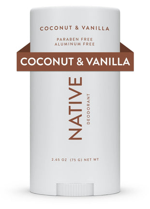Native Deodorant Contains Naturally Derived Ingredients, 72 Hour Odor Control | Deodorant for Women and Men, Aluminum Free with Baking Soda, Coconut Oil and Shea Butter | Coconut & Vanilla