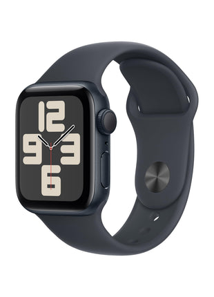 Apple Watch SE (2nd Gen) [GPS 40mm] Smartwatch with Midnight Aluminum Case with Midnight Sport Band S/M. Fitness and Sleep Trackers, Crash Detection, Heart Rate Monitor, Retina Display